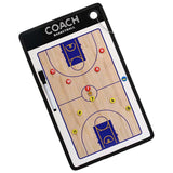 Maxbell Double Sided Coaches Board Basketball Soccer Strategy Board Training Aid Basketball