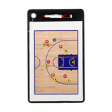 Maxbell Double Sided Coaches Board Basketball Soccer Strategy Board Training Aid Basketball