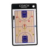 Maxbell Double Sided Coaches Board Basketball Soccer Strategy Board Training Aid Basketball