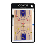 Maxbell Double Sided Coaches Board Basketball Soccer Strategy Board Training Aid Basketball