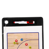 Maxbell Double Sided Coaches Board Basketball Soccer Strategy Board Training Aid Basketball