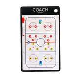 Maxbell Double Sided Coaches Board Basketball Soccer Strategy Board Training Aid Hockey