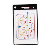 Maxbell Double Sided Coaches Board Basketball Soccer Strategy Board Training Aid Hockey