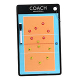 Maxbell Double Sided Coaches Board Basketball Soccer Strategy Board Training Aid Volleyball