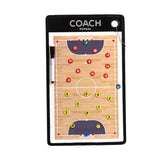 Maxbell Double Sided Coaches Board Basketball Soccer Strategy Board Training Aid Futsal