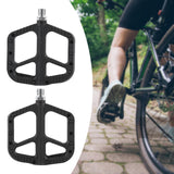 Maxbell 2Pcs Bike Pedals Lightweight Nonslip Nails Replacement Cycling Parts Durable black