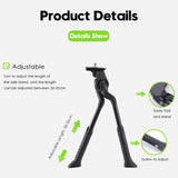 Maxbell Double Leg Bike Kickstand Dual Leg Bicycle Stand Anti Slip Kick Stand