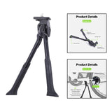 Maxbell Double Leg Bike Kickstand Dual Leg Bicycle Stand Anti Slip Kick Stand