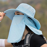 Maxbell Sombrero Hats Neck Face Flap Sun Protective for Hiking Travel Vocation