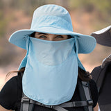 Maxbell Sombrero Hats Neck Face Flap Sun Protective for Hiking Travel Vocation