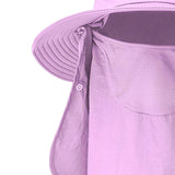 Maxbell Sombrero Hats Neck Face Flap Sun Protective for Hiking Travel Vocation