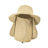 Maxbell Sombrero Hats Neck Face Flap Sun Protective for Hiking Travel Vocation