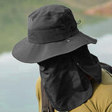 Maxbell Sombrero Hats Neck Face Flap Sun Protective for Hiking Travel Vocation