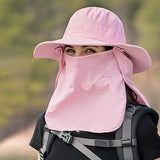 Maxbell Sombrero Hats Neck Face Flap Sun Protective for Hiking Travel Vocation