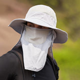 Maxbell Sombrero Hats Neck Face Flap Sun Protective for Hiking Travel Vocation