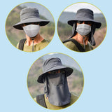 Maxbell Sombrero Hats Neck Face Flap Sun Protective for Hiking Travel Vocation