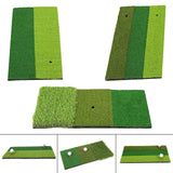 Maxbell Golf Hitting Mat Grass Mat Swing Trainer for Outdoor Indoor Equipment Gifts 2 color
