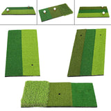 Maxbell Golf Hitting Mat Grass Mat Swing Trainer for Outdoor Indoor Equipment Gifts 2 color