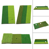 Maxbell Golf Hitting Mat Grass Mat Swing Trainer for Outdoor Indoor Equipment Gifts 2 color