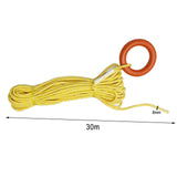 Maxbell 30M Water Floating Rope with Hand Rings Professional for Sailing