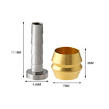 Maxbell 4Pairs Brake Olive Insert Bike Brake Hose Fitting BH90 Brake Hose Insert