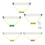 Maxbell Badminton Net Set Sports Net Easy Assemble for Outdoor Yard Beach Games 3Meters Yellow