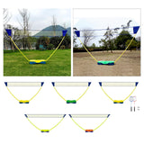 Maxbell Badminton Net Set Sports Net Easy Assemble for Outdoor Yard Beach Games 3Meters Yellow