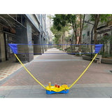 Maxbell Badminton Net Set Sports Net Easy Assemble for Outdoor Yard Beach Games 3Meters Yellow