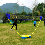 Maxbell Badminton Net Set Sports Net Easy Assemble for Outdoor Yard Beach Games 3Meters Yellow