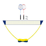 Maxbell Badminton Net Set Sports Net Easy Assemble for Outdoor Yard Beach Games 3Meters with Racket and Ball