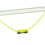 Maxbell Badminton Net Set Sports Net Easy Assemble for Outdoor Yard Beach Games 4Meters Yellow