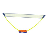 Maxbell Badminton Net Set Sports Net Easy Assemble for Outdoor Yard Beach Games 4Meters Orange
