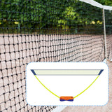 Maxbell Badminton Net Set Sports Net Easy Assemble for Outdoor Yard Beach Games 4Meters Orange