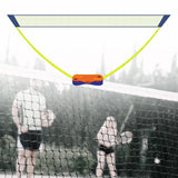 Maxbell Badminton Net Set Sports Net Easy Assemble for Outdoor Yard Beach Games 4Meters Orange