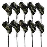 Maxbell 10Pcs Golf Iron Head Covers Neoprene Golf Headcover Golf Wedge Covers Set