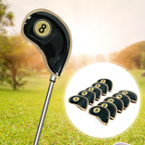 Maxbell 10 Pieces Golf Iron Headcovers Golf Club Head Covers Portable Golfer Gift