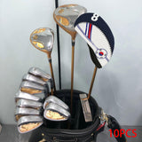 Maxbell 10x Golf Iron Covers Number Tag Wrap Sleeves for Golf Training Equipment