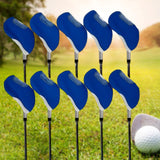 Maxbell 10Pcs Golf Club Headcovers Neoprene Visible Window Golf Iron Covers Set