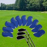 Maxbell 10Pcs Golf Club Headcovers Neoprene Visible Window Golf Iron Covers Set