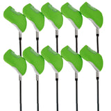 Maxbell 10Pcs Golf Iron Covers Set Golf Club Head Covers for Most Irons Head Display