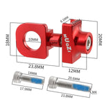 Maxbell Chain Tensioner Single Speed BMX Road Bike Adjustment Bolt Red