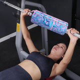 Maxbell Barbell Squat Pad Protective Pad Weight Lifting for Trainer Lunges Workout Colorful Swirl