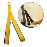 Maxbell Tricep Pull Down Rope Cable Attachment Trainer for Bodybuilding Forearm Yellow 74cm