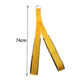 Maxbell Tricep Pull Down Rope Cable Attachment Trainer for Bodybuilding Forearm Yellow 74cm