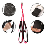 Maxbell Tricep Pull Down Rope Cable Attachment Trainer for Bodybuilding Forearm Rose Red 74cm