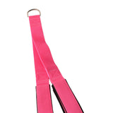 Maxbell Tricep Pull Down Rope Cable Attachment Trainer for Bodybuilding Forearm Rose Red 74cm