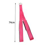 Maxbell Tricep Pull Down Rope Cable Attachment Trainer for Bodybuilding Forearm Rose Red 74cm