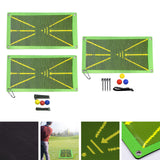 Maxbell Golf Training Mat for Swing Detection Batting for Game Adults Beginners without accessories