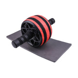 Maxbell Ab Roller Wheel Strength Training for Men Women with Knee Mat Body Building Red