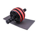 Maxbell Ab Roller Wheel Strength Training for Men Women with Knee Mat Body Building Red